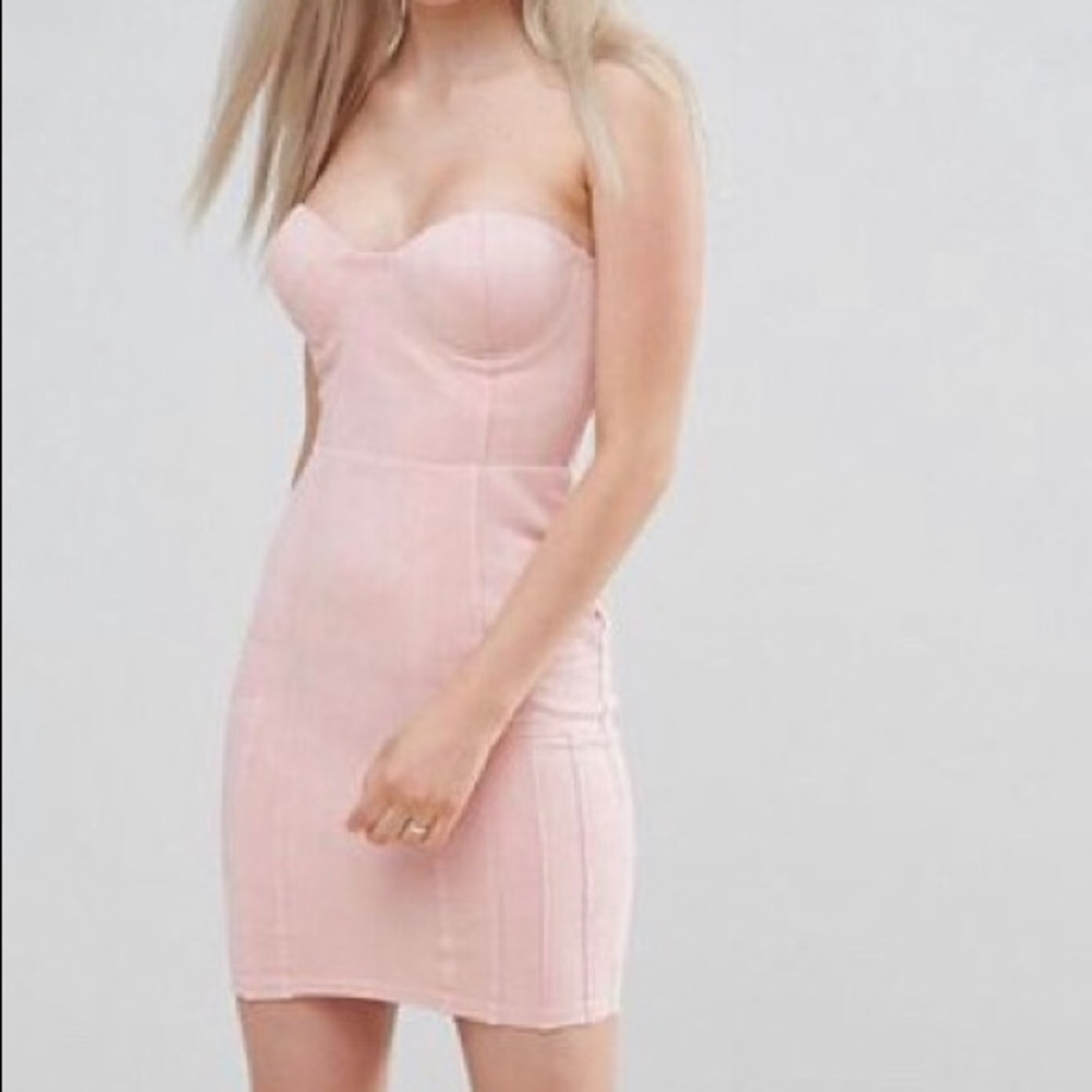 AX Paris Suedette Bandeau Dress